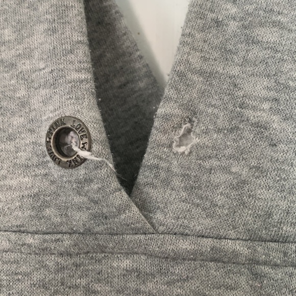 Women’s PINK Hoodie rainbow - Picture 2 of 5